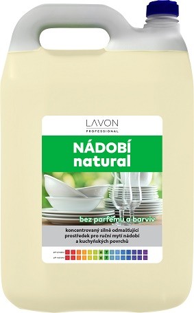 Lavon na nádobí Prof. natural 5l - Drogerie Kuchyň Ruční mytí velké